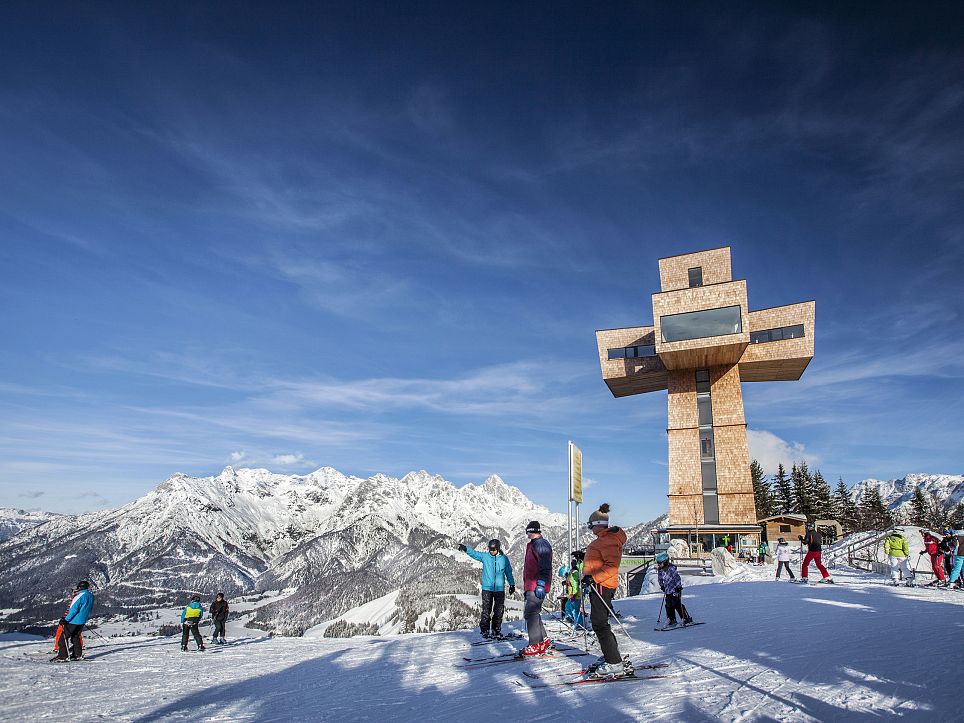 Skifahren Buchensteinwand