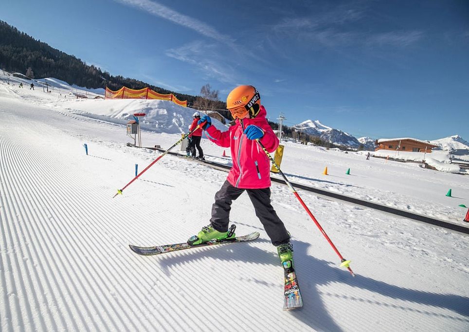 Skifahren Buchensteinwand